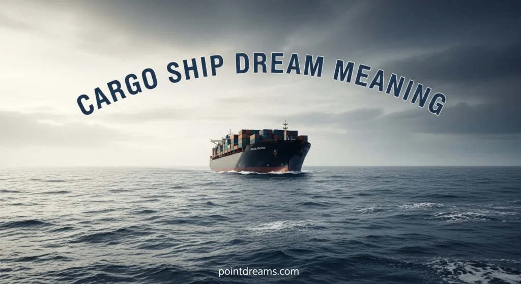 Cargo Ship Dream Meaning