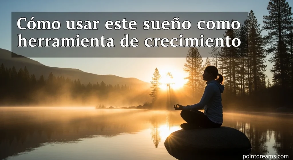 Cómo usar este sueño como herramienta de crecimiento
