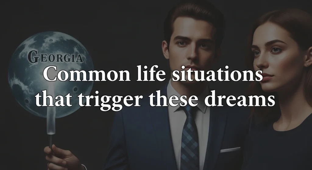 Common life situations that trigger these dreams