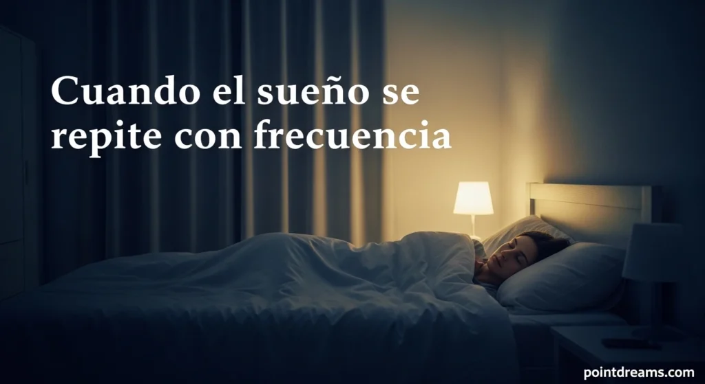 Cuando el sueño se repite con frecuencia