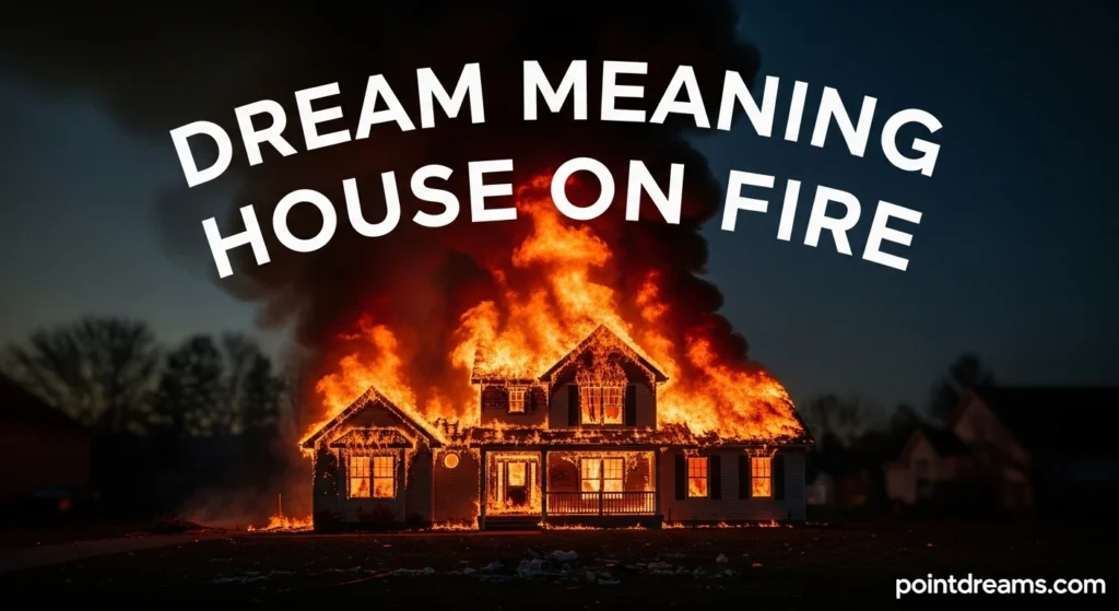 Dream Meaning House on Fire
