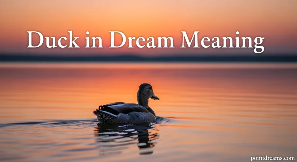 Duck in Dream Meaning