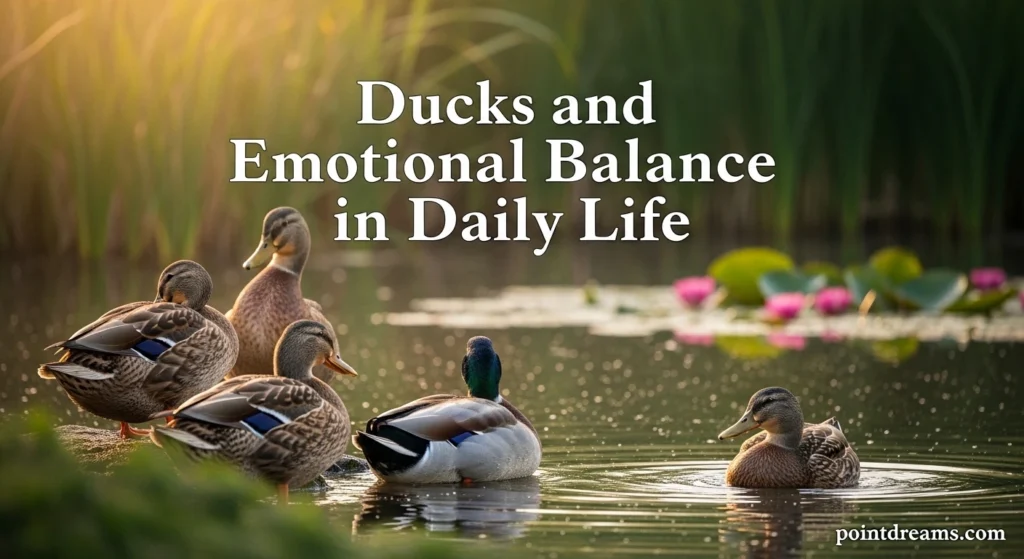 Ducks and Emotional Balance in Daily Life