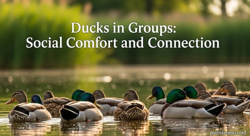 Ducks in Groups: Social Comfort and Connection