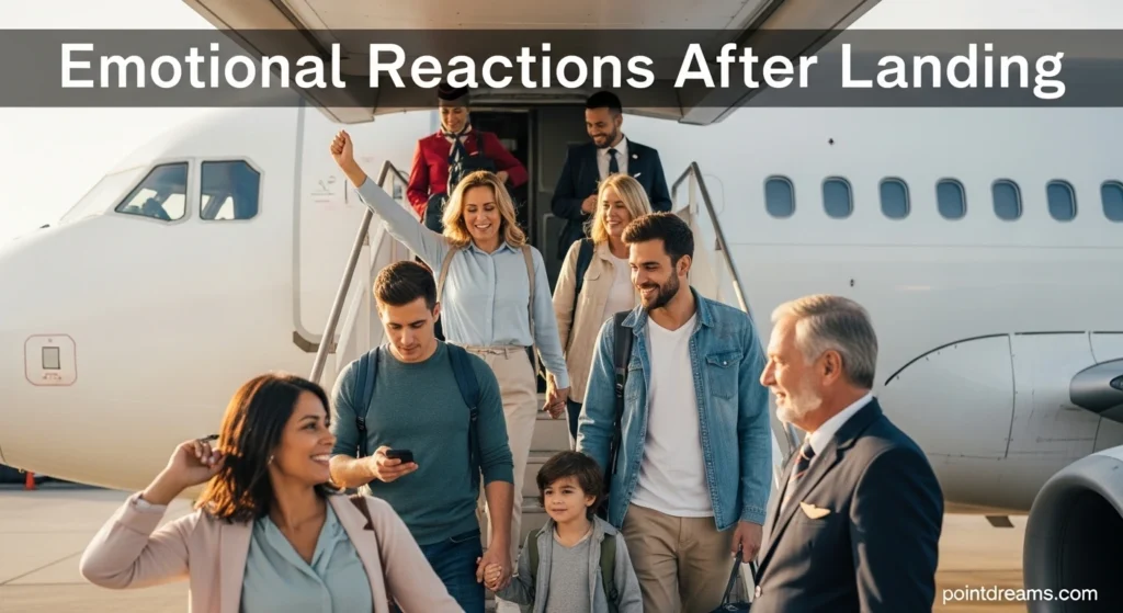 Emotional Reactions After Landing