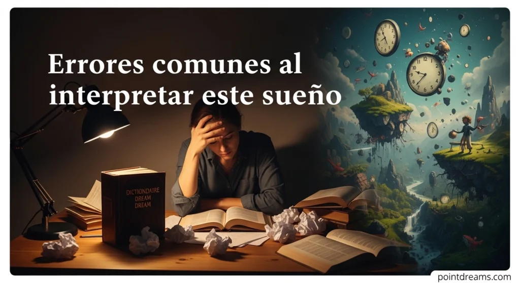 Errores comunes al interpretar este sueño