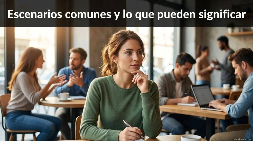 Escenarios comunes y lo que pueden significar