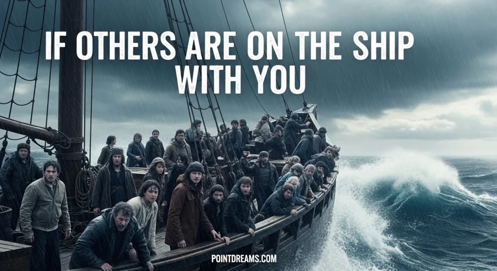 If others are on the ship with you