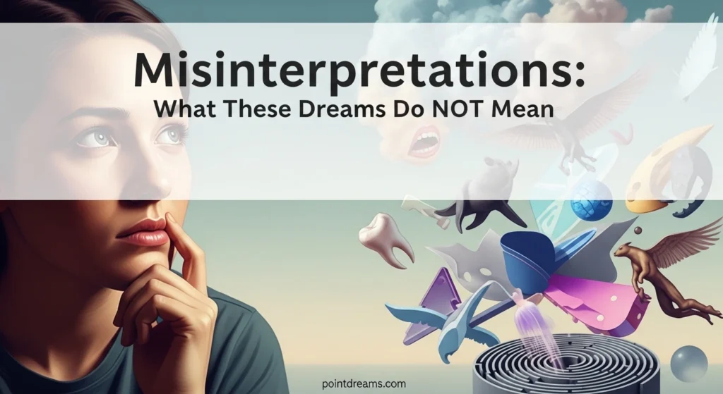 Misinterpretations: What These Dreams Do NOT Mean