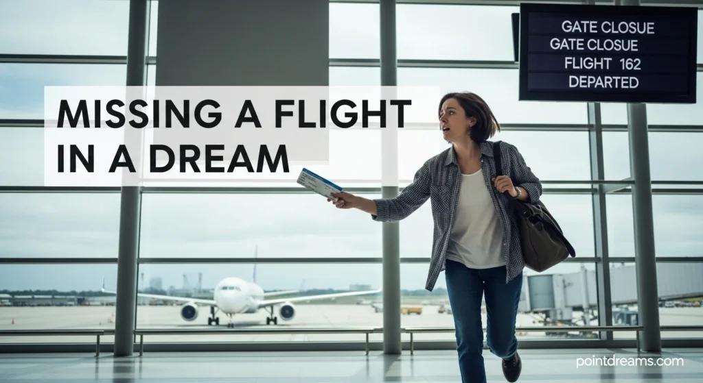 Missing a Flight in a Dream