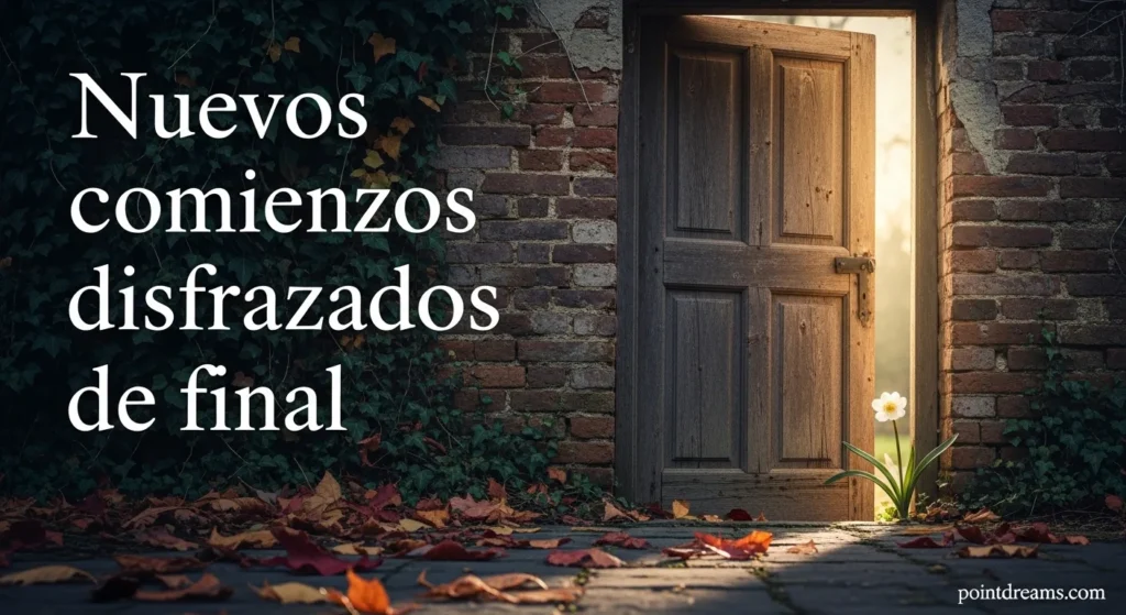 Nuevos comienzos disfrazados de final