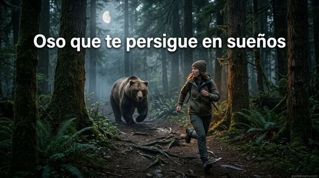 Oso que te persigue en sueños