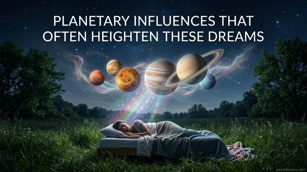 Planetary influences that often heighten these dreams