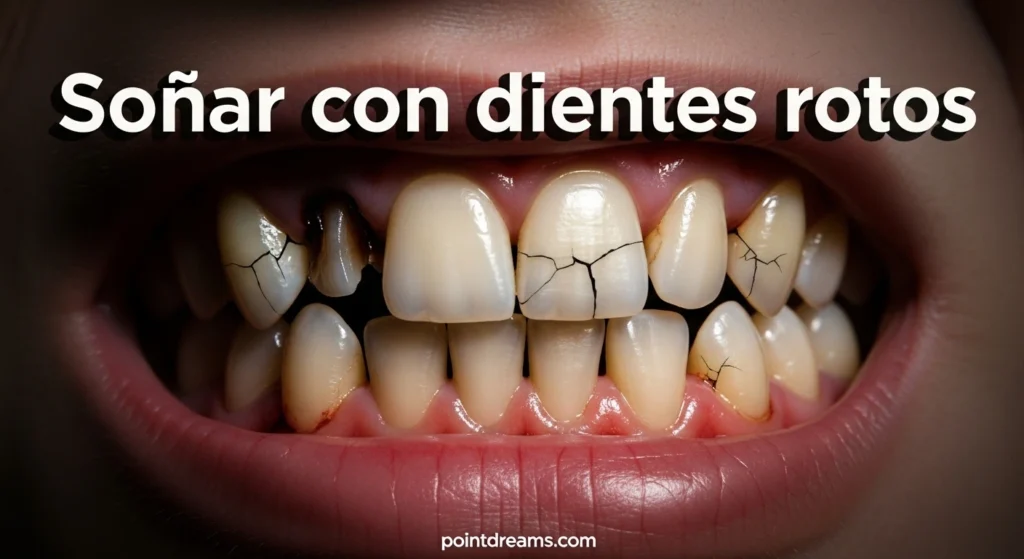 Soñar con dientes rotos