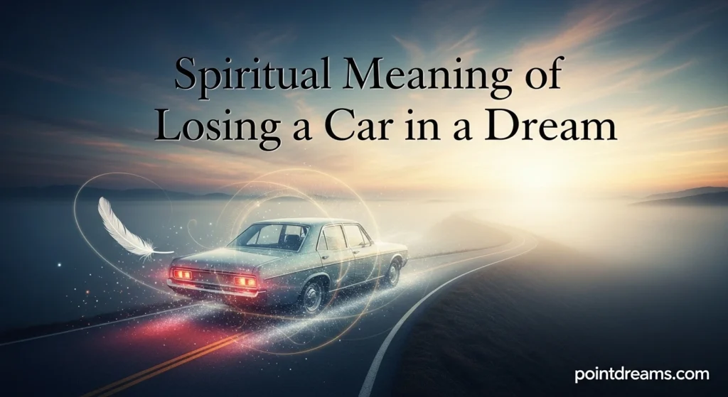 Spiritual Meaning of Losing a Car in a Dream