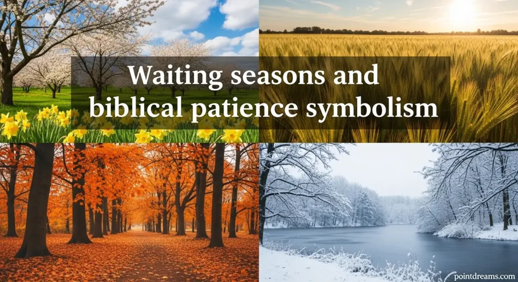 Waiting seasons and biblical patience symbolism
