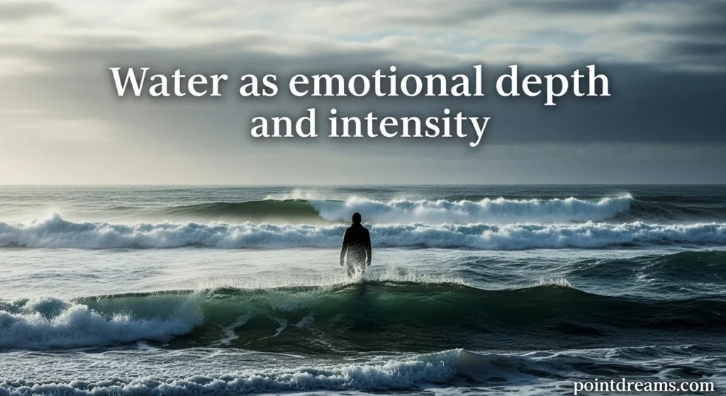Water as emotional depth and intensity