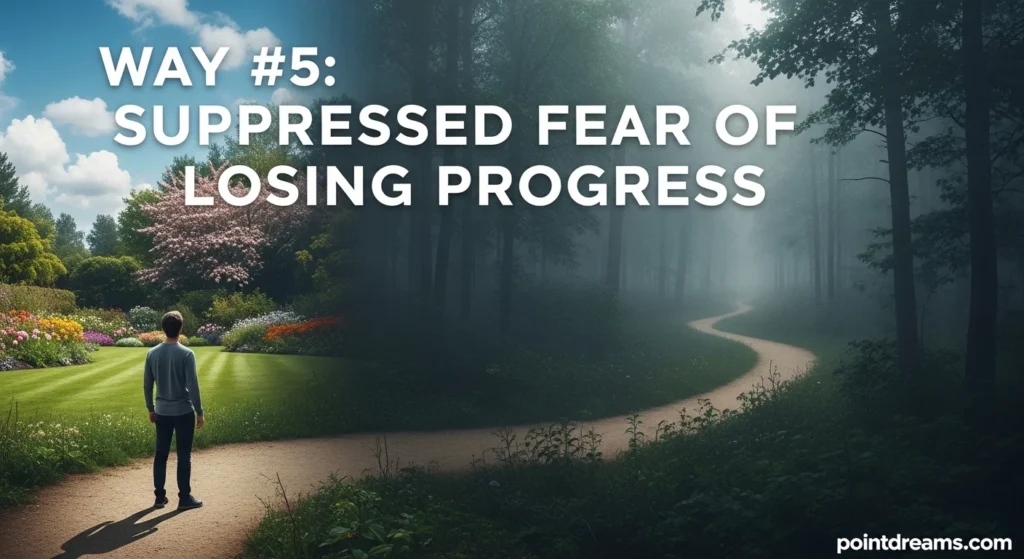 Way #5: Suppressed Fear of Losing Progress
