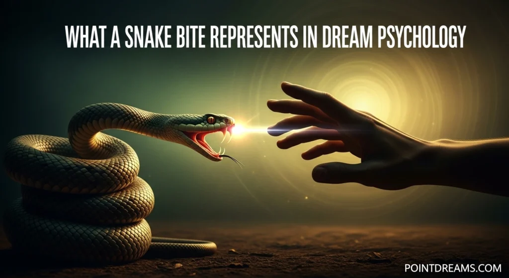 What a Snake Bite Represents in Dream Psychology