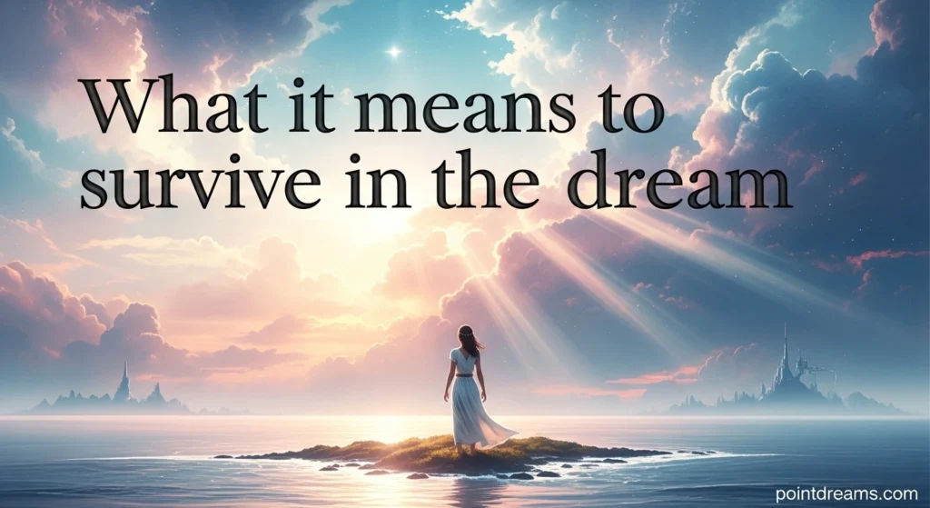 What it means to survive in the dream