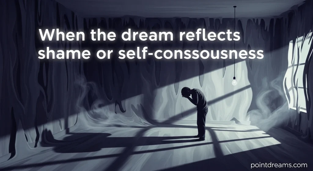 When the dream reflects shame or self-consciousness