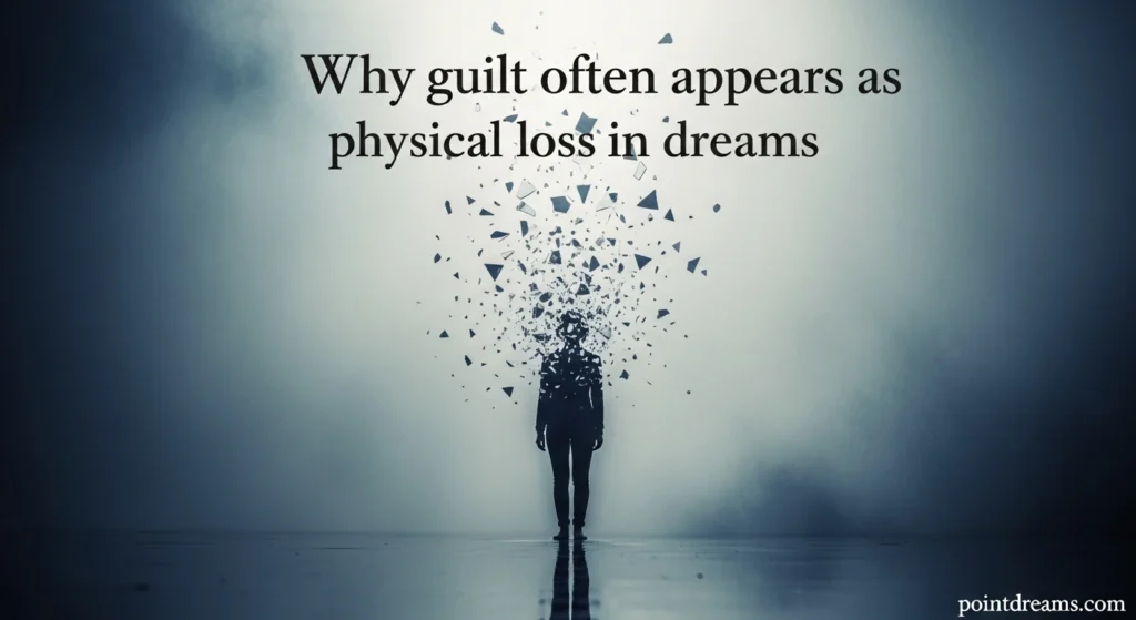 Why guilt often appears as physical loss in dreams