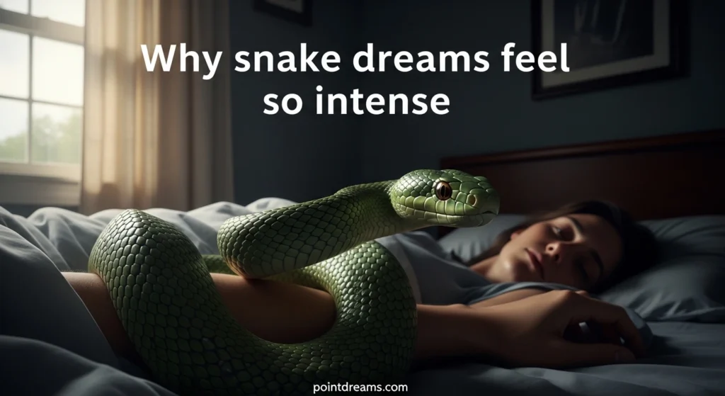 Why snake dreams feel so intense