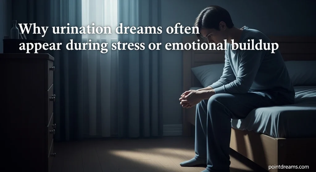 Why urination dreams often appear during stress or emotional buildup