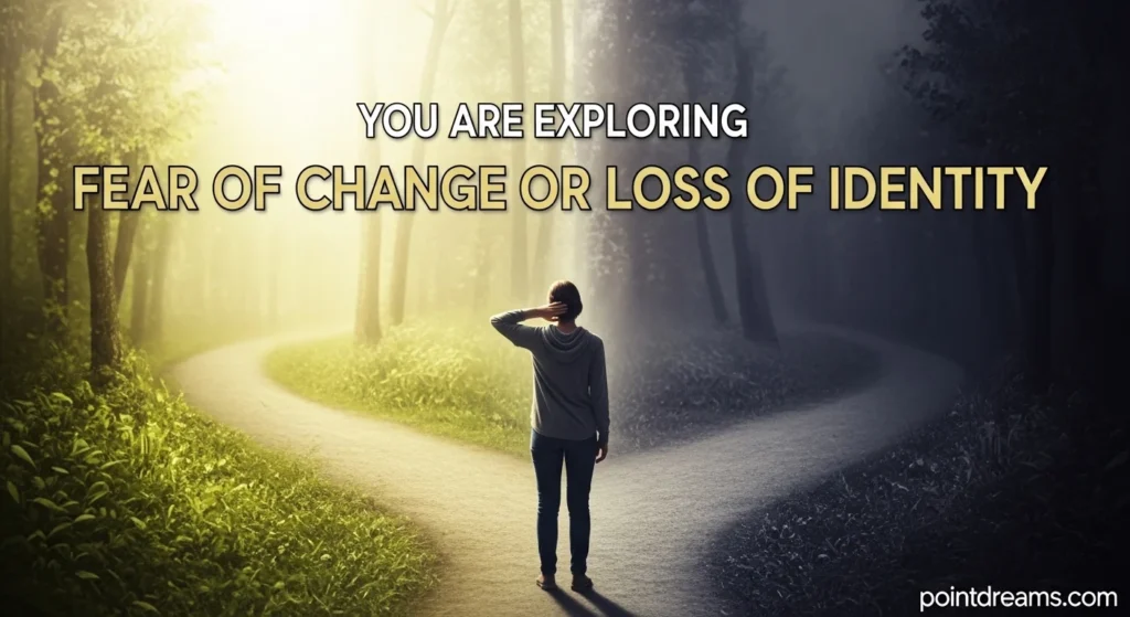 You Are Exploring Fear of Change or Loss of Identity